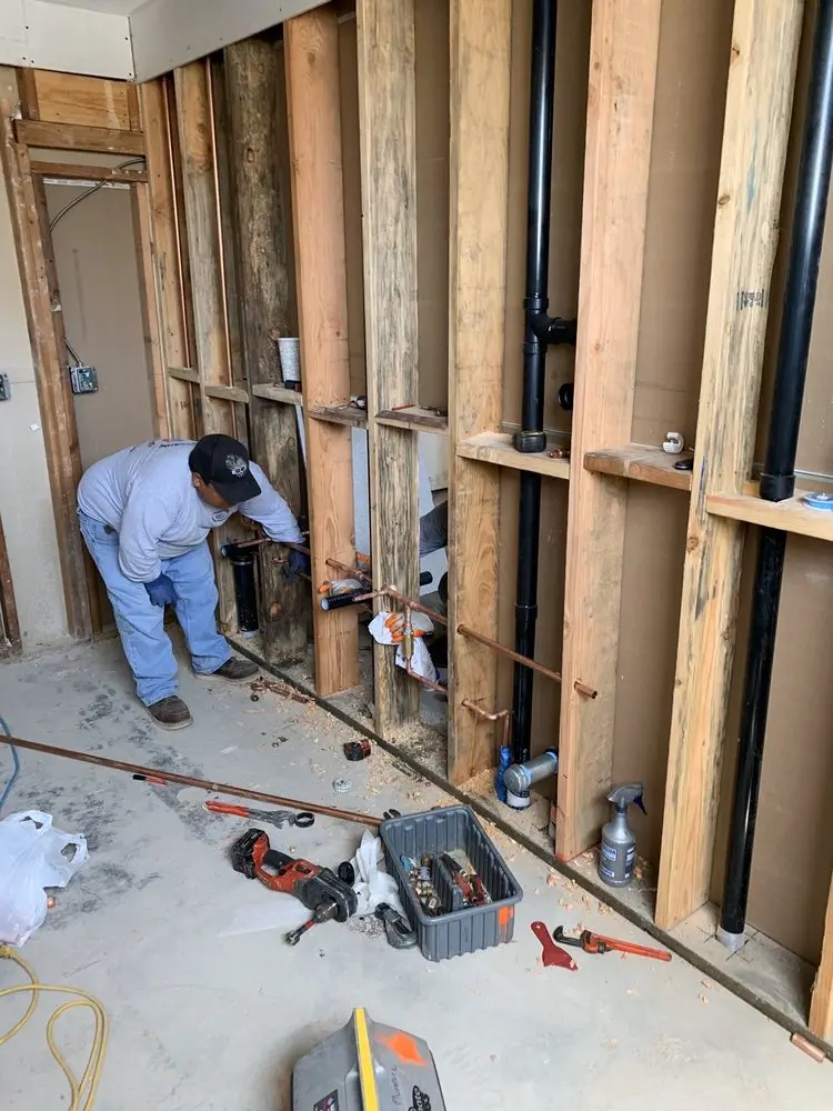 Commercial rough-in plumbing for Gas Line Repair in De Witt
